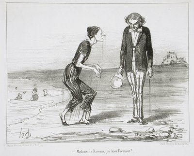 Madame la Baronne, jag har äran! av Honoré Daumier