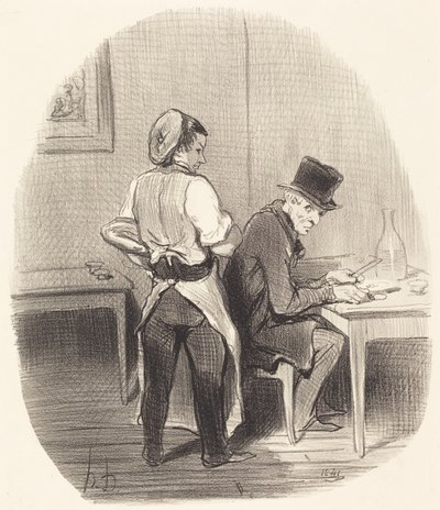 Men, sir, jag försäkrar er att det är... kalvkött!... av Honoré Daumier