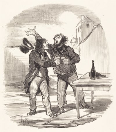 Medlem... av 10 december som tar... av Honoré Daumier