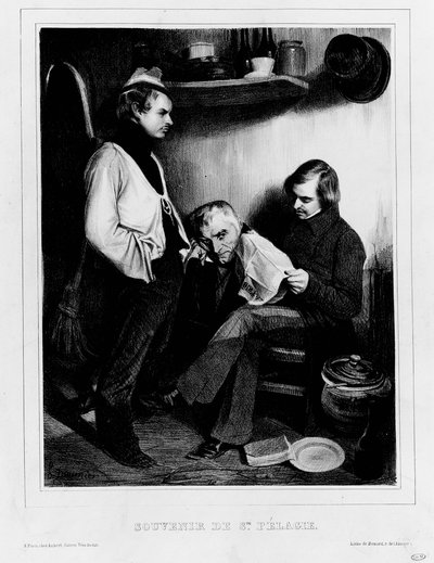 Minnen från Sainte-Pelagie av Honoré Daumier