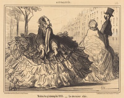 Vårmode från 1855 av Honoré Daumier