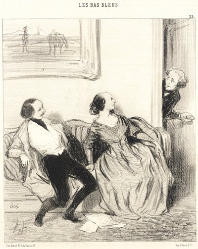 Min kära vän, får jag komma in!... av Honoré Daumier