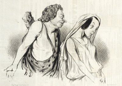 Min vagn, mina kastspjut... (Faidra) av Honoré Daumier