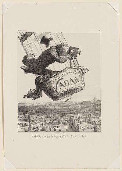 Nadar lyfter fotografiet till konstens nivå av Honoré Daumier