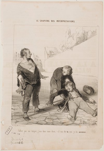 Ingen anledning att kalla mig vid förnamn ... av Honoré Daumier
