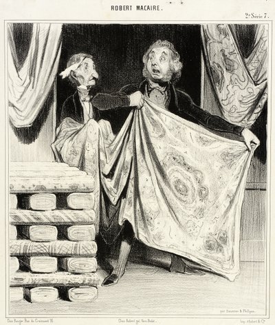 Filantropiska nyheter av Honoré Daumier