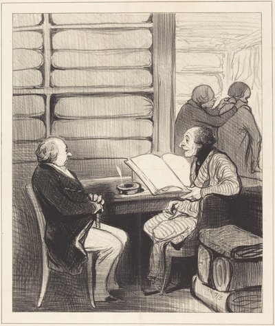 Ja, min käre herr Badoulard, jag ska... av Honoré Daumier