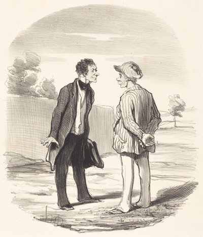 Ja, Monsieur Gimblet, ordningen kommer inte att... återställas... av Honoré Daumier