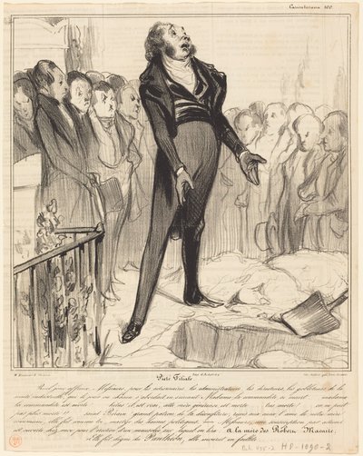 Barnslig vördnad av Honoré Daumier