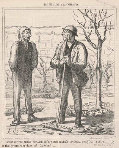 Antar att det roar dig... av Honoré Daumier