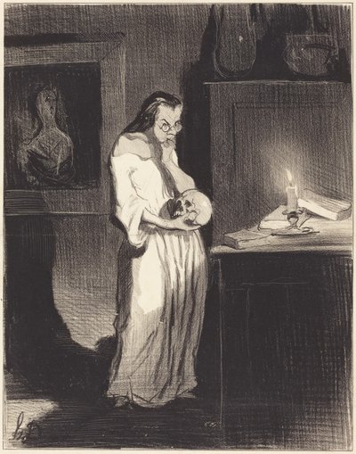 Din förbannade barntjuv! av Honoré Daumier