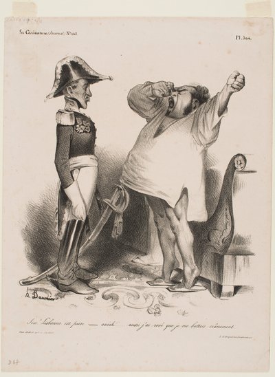 Herre! Lissabon har erövrats av Honoré Daumier