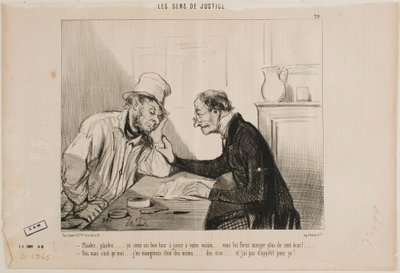 Stäm honom... stäm honom... av Honoré Daumier