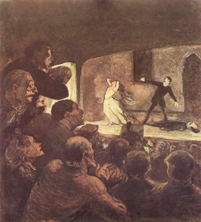 Melodramat av Honoré Daumier