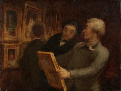 Målningsälskare av Honoré Daumier
