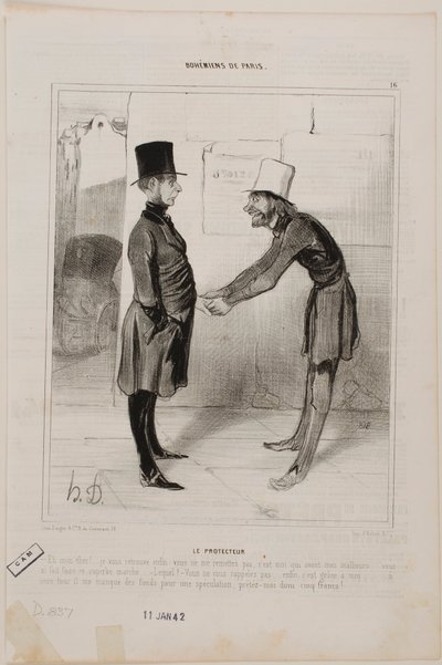 Mecenaten av Honoré Daumier