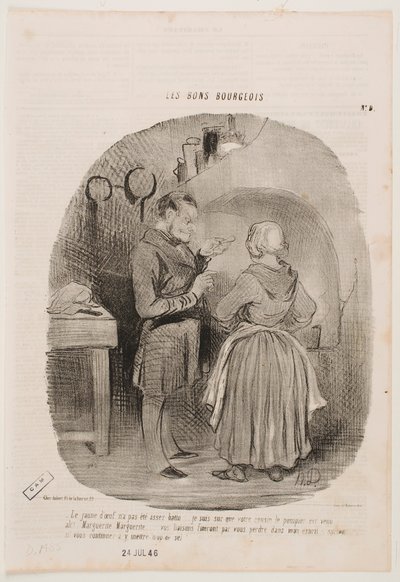 Äggulan är inte tillräckligt vispad. av Honoré Daumier