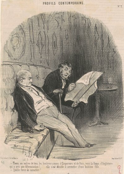Stå mitt i...omvälvningar... av Honoré Daumier