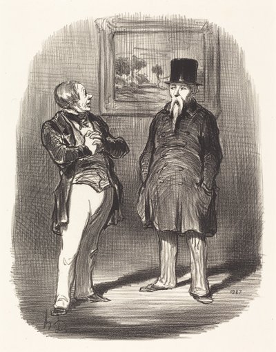 Nå... jag kände inte igen dig... av Honoré Daumier