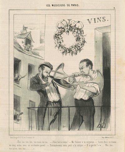 Din, din... din taine... av Honoré Daumier