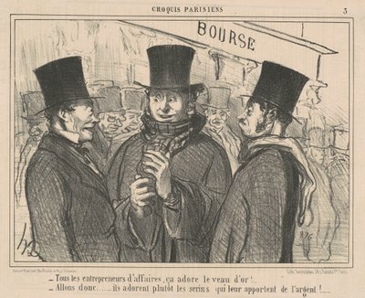 Alla företagare älskar det... av Honoré Daumier