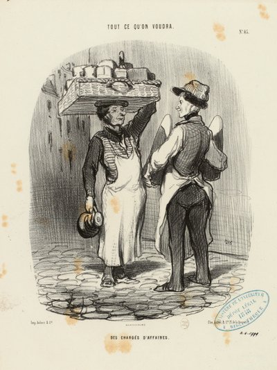 Allt man kan önska sig nr 43: Affärsuppdrag av Honoré Daumier