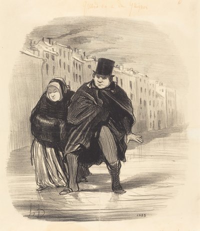 Du kommer att skälla på mig igen... för att jag går och önskar mig något... av Honoré Daumier