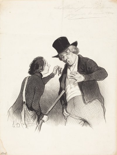 En början på jakten av Honoré Daumier