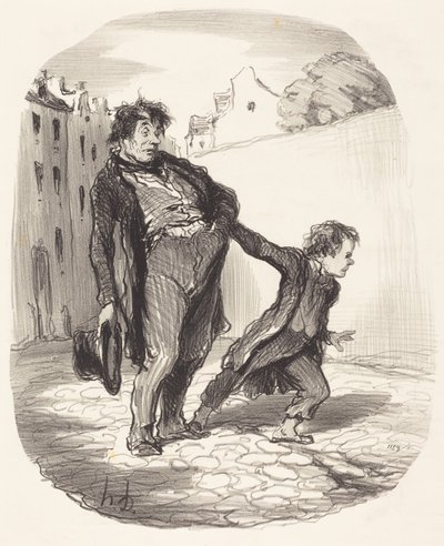 En mönsterson av Honoré Daumier
