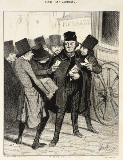 En nöjesresa till Paris av Honoré Daumier