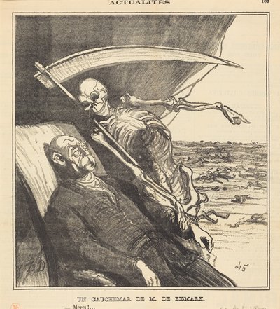 En herr Bismarcks mardröm av Honoré Daumier