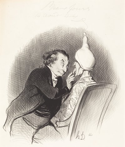 Ett lyckligt fynd av Honoré Daumier