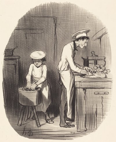Ser du, min lille vän, du har fel... av Honoré Daumier