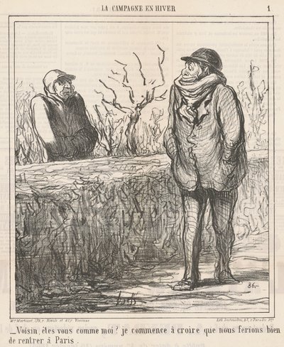 Granne, är du som jag? ... av Honoré Daumier