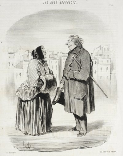 Ni är alltid galant!... av Honoré Daumier