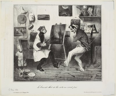 Trä är dyrt och konsterna mår inte bra av Honoré Daumier