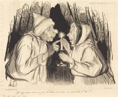 Det finns inget som detta mot förkylning... av Honoré Daumier