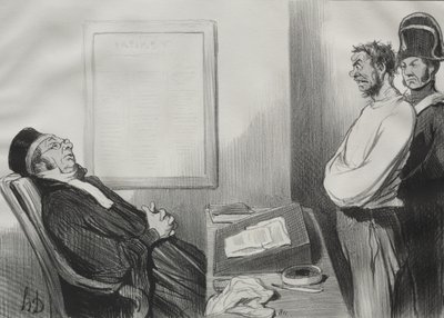 Du var hungrig...Det är inte en anledning... av Honoré Daumier