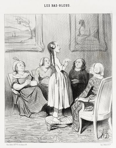 "...även om de skulle förbanna mig..." av Honoré Daumier