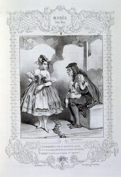 illustrationer om idéer och legender Philipon under titeln Les Cent och Robert Macaire av Honoré Daumier