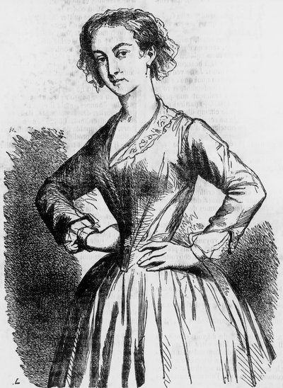 Illustration från kusin Bette (La cousine Bette) av Honore de Balzac (1799-1850), fransk upplaga av Honore de Balzac