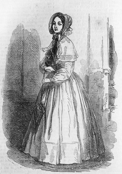 Julie Mercadet, illustration från Good Businessman (Le Faiseur) av Honore de Balzac (1799-1850), fransk upplaga av Honore de Balzac