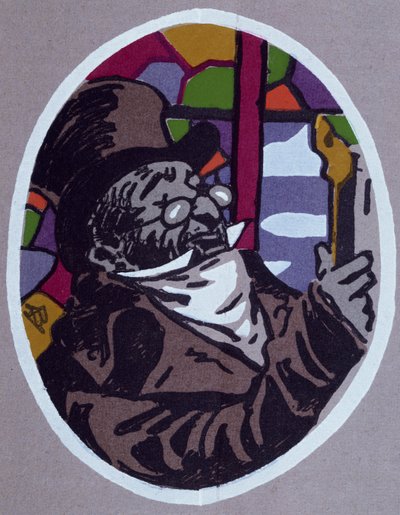 Le cousin Pons, karikatyr för roman av Honore de Balzac (1799-1850) av Honore de Balzac