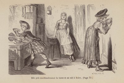 Illustration till Un Bon Petit Diable (gravyr) av Horace (after) Castelli