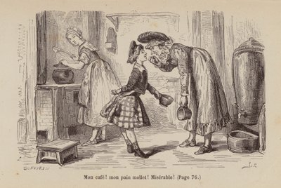 Illustration till Un Bon Petit Diable (gravyr) av Horace (after) Castelli