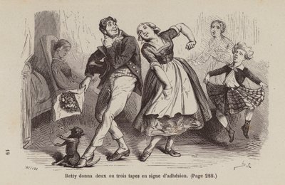 Illustration till Un Bon Petit Diable (gravyr) av Horace (after) Castelli
