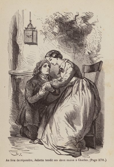 Illustration till Un Bon Petit Diable (gravyr) av Horace (after) Castelli