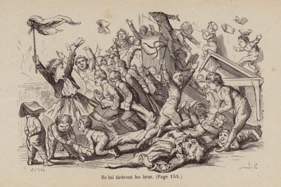 Illustration till Un Bon Petit Diable (gravyr) av Horace (after) Castelli