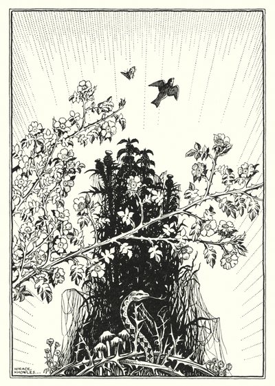 Illustration till Bergspredikan (gravyr) av Horace J. Knowles