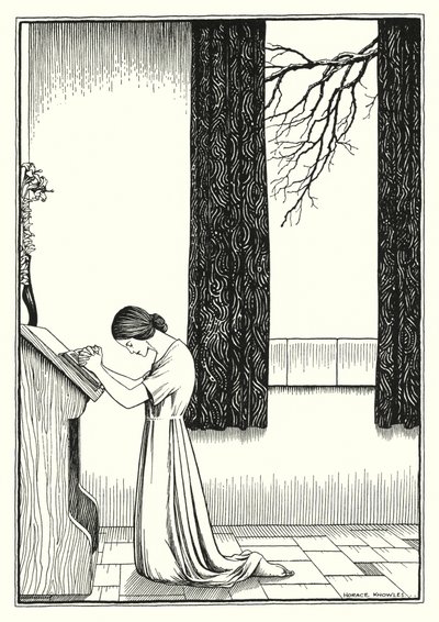 Illustration till Bergspredikan (gravyr) av Horace J. Knowles